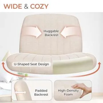 Stylish Ergonomic Chair for Cross Legged Comfort
