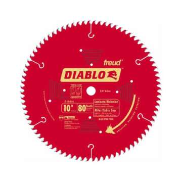 Freud D1084L 10" Dia 84t TCG Saw Blade w/5/8" Arbor