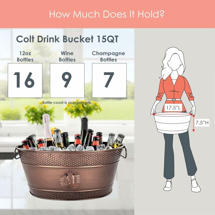 Personalized Beverage Tub & Bar Mat - Unique Gifts for Couples