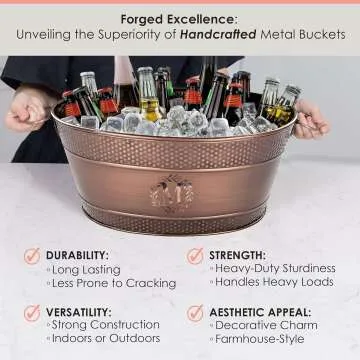 Personalized Beverage Tub & Bar Mat - Unique Gifts for Couples