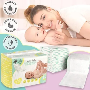 Vesta Baby Disposable Changing Pads - Portable and Leakproof