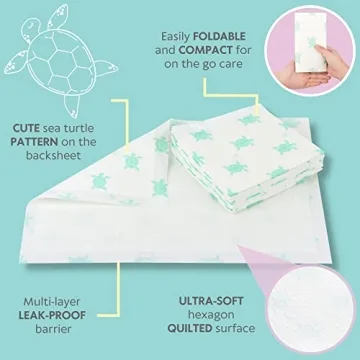Vesta Baby Disposable Changing Pads - Portable and Leakproof