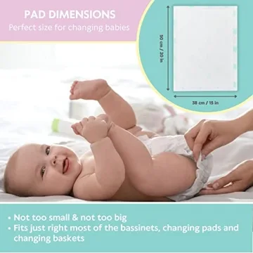 Vesta Baby Disposable Changing Pads - Portable and Leakproof