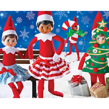 MasterPieces Elf on the Shelf Puzzle Set for Kids - 4-Pack