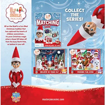 MasterPieces Elf on the Shelf Puzzle Set for Kids - 4-Pack