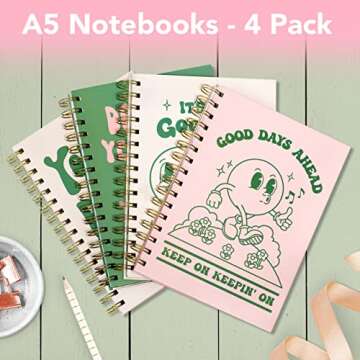 Stylish THiNKABLE Notebook 4 Packs for Students