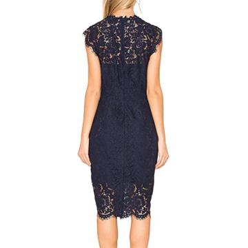 Elegant MEROKEETY Lace Floral Midi Dress for Every Occasion
