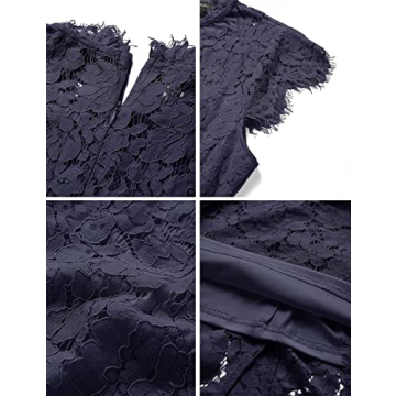 Elegant MEROKEETY Lace Floral Midi Dress for Every Occasion