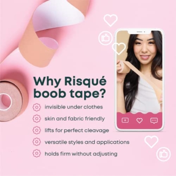 Waterproof Boob Tape for Breast Lift & Support