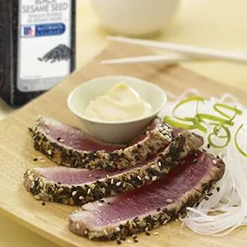 McCormick Culinary Whole Black Sesame Seeds, 18 oz - One 18 Ounce Container of Black Sesame Seeds, Perfect for Stir-Fries, Sushi, Chow Mein and More