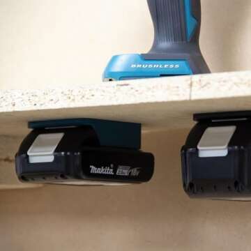 StealthMounts Battery Holder for Makita 18V - 6 Pack