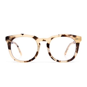 DIFF Eyewear Blue Light Weston Cream Tortoise Glasses
