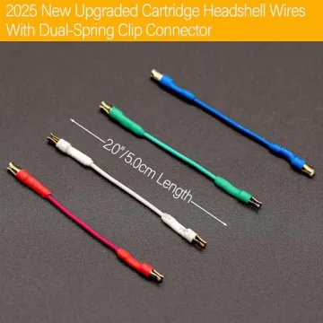 Universal Turntable Cartridge Headshell Lead Wires - Audiophile Grade