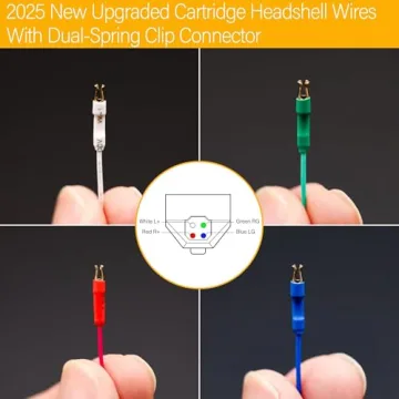 Universal Turntable Cartridge Headshell Lead Wires - Audiophile Grade
