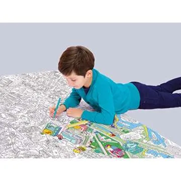 Omy Giant Coloring Poster Map of Washington DC Creative Fun
