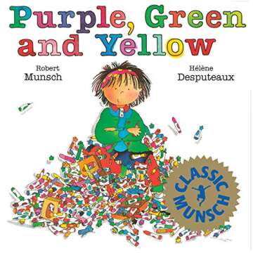 Explore Colors with Purple Green and Yellow Kids Book