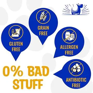 Paw & Pantry 5" Soft & Chewy Stick Twists Made with Real Beef & Turkey - Pack of 50 Rawhide Free Beef & Turkey Dog Treats - Grain-Free Dog Twist Sticks - Healthy Dog Training Treats for Any Size Pup