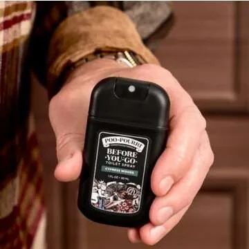 Poo-Pourri Before-You-Go Toilet Spray, Cypress Woods, 1 Fl Oz Pocket Travel Size - Cypress, Pine and Fresh Air