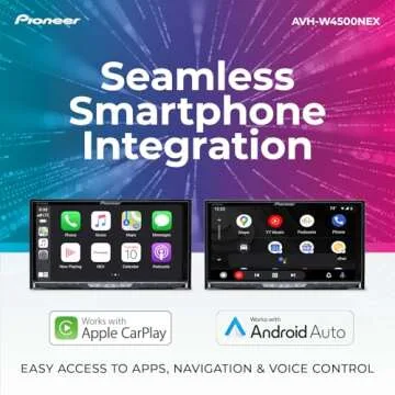 Pioneer AVH-W4500NEX Digital Multimedia Receiver - Wireless Apple CarPlay and Android Auto, 6.94" Resistive Touchscreen, Double-DIN, Built-In Bluetooth, Amazon Alexa via App, Backup Camera Compatible