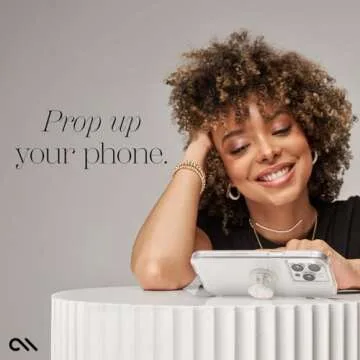 Case-Mate Minis - Cell Phone Stand/Grip - Suction Cup Cell Phone Holder [Removable for Wireless Charging] for iPhones, Android Smartphones, Kindles & More - Twinkle Stardust