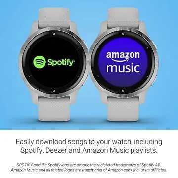 Garmin Venu 2S, Smaller-Sized GPS Smartwatch with Advanced Health Monitoring and Fitness Features, Silver Bezel with Light Gray Case and Silicone Band, (010-02429-02) (Renewed)