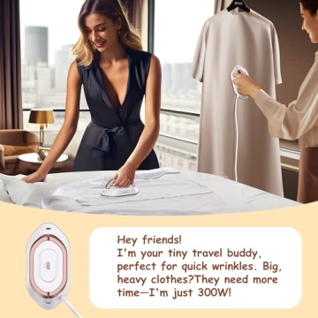 Compact Newbealer Travel Iron - Dual Voltage Mini Iron