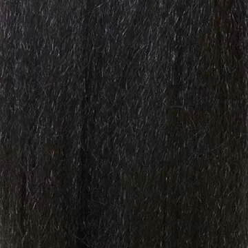 Darling Kinky Straight Ponytail Hair Extension (1 Pack), Natural Black & Soft Texture, Drawstring Wrap Around Clip in Yaki, 1X per Pack, 26 Inch, #1B