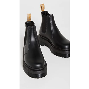 Dr. Martens Women's V 2976 Quad Chelsea Boot, Black, 7