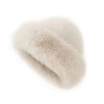 Womens Winter Faux Fur Bucket Hat for Cozy Chic Style