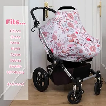 Stylish Rquite Car Seat Canopy for Comfort & Privacy