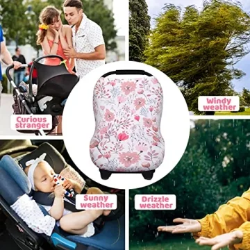 Stylish Rquite Car Seat Canopy for Comfort & Privacy