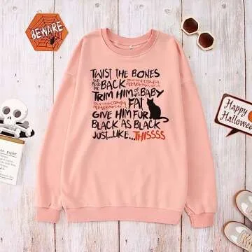 Ritatte Twist The Bones Sweatshirt for Halloween Fun