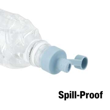 PandaEar Silicone Water Bottle Caps for Kids - No Spill & Fun Colors