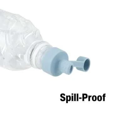 PandaEar Silicone Water Bottle Caps for Kids - No Spill & Fun Colors