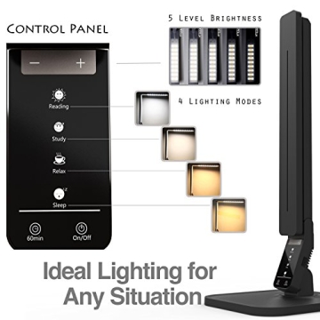 Lampat LED Desk Lamp with Touch Control and USB Port