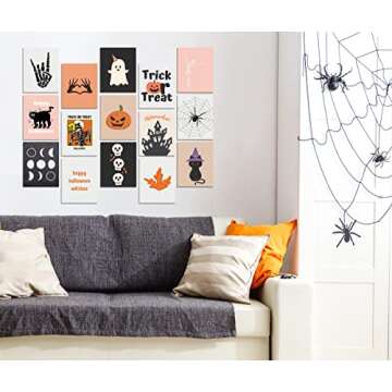 Cornerora Halloween Posters Set for Fun Kids Decor