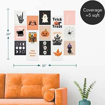 Cornerora Halloween Posters Set for Fun Kids Decor