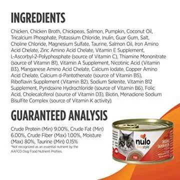 Nulo Freestyle Cat & Kitten Wet Pate Canned Cat Food,Premium All Natural Grain-Free, with 5 High Animal-Based Proteins and Vitamins to Support a Healthy Immune System and Lifestyle 2.8 oz (Pack of 12)