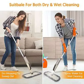 MEXERRIS Spray Mop for Hardwood Floor Cleaning