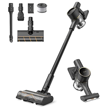 dreame R10 Pro Cordless Vacuum Cleaner, 65 Mins Long Runtime Stick Vacuum，Lightweight and Anti-Tan...