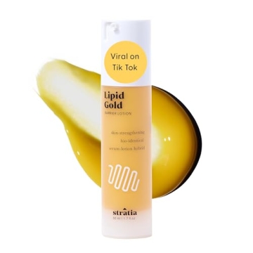 Stratia Lipid Gold Skin-Strengthening Ceramide Moisturizer, Niacinamide Serum, Hydrate & Soothe Skin...