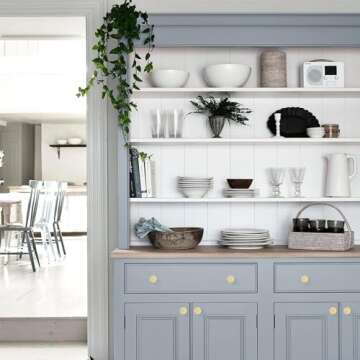 QOGRISUN 10-Pack Solid Brass Cabinet Knobs, 1-Inch Diameter, Round Gold Dresser Drawer Pulls Handles, Modern Kitchen Hardware, Brushed Brass Finish