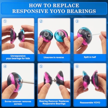 WATIEOBOO Yoyo M18 for Kids and Adults - Unresponsive Trick Yoyo