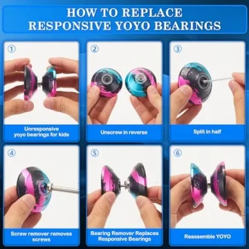 WATIEOBOO Yoyo M18 for Kids and Adults - Unresponsive Trick Yoyo