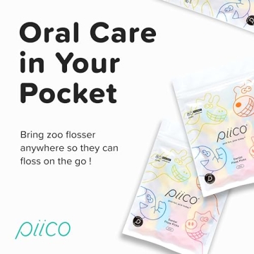Piico Kids Floss Picks - Fun Dental Care for Children