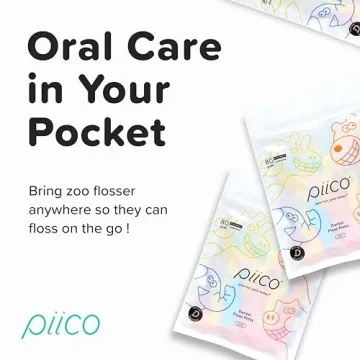 Piico Kids Floss Picks - Fun Dental Care for Children