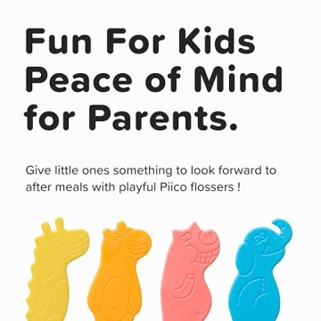 Piico Kids Floss Picks - Fun Dental Care for Children