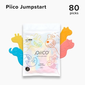 Piico Kids Floss Picks - Fun Dental Care for Children