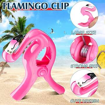 Moptrek Towel Clips for Beach Chairs & Fun Designs