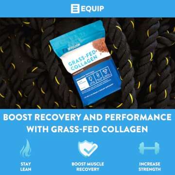 Equip Foods Grass Fed Collagen Powder for Healthy Joints & Skin